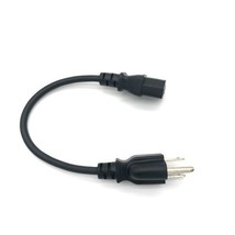 1 Ft Power Supply Cord Cable Plug For Microsoft Xbox One 1 Brick Charger Adapter - £10.38 GBP