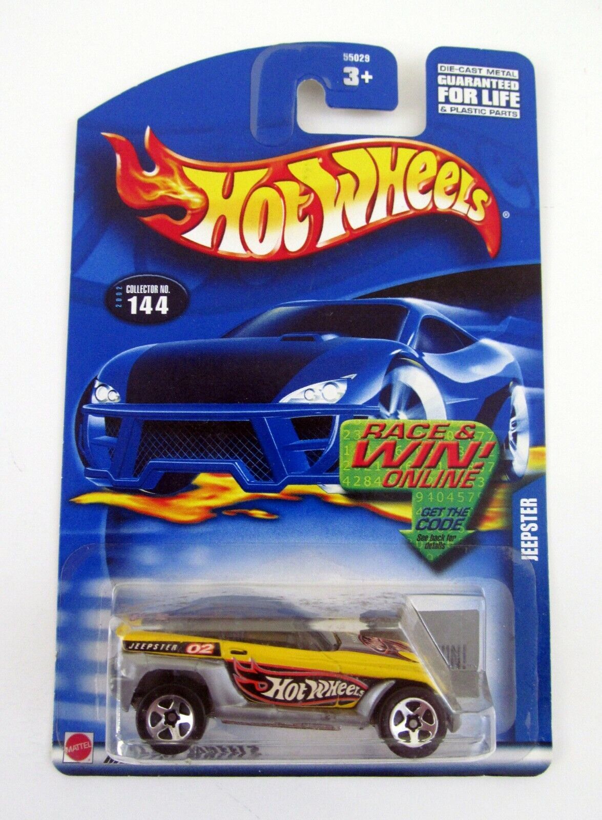 Primary image for Hot Wheels Jeepster #144 Silver Die-Cast Car 2002