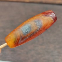 Ancienne perle d&#39;agate rouge moyen-orientale en cristal yéménite ancienn... - $967.67 MXN
