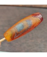 Ancienne perle d&#39;agate rouge moyen-orientale en cristal yéménite ancienn... - $967.67 MXN
