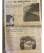 Newspaper Chile “El Mercurio” First Soft Landing On The Moon 04/02/1966 - $23.73 CAD