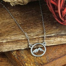 Grand Adventure Silver Mountains Necklace - £10.87 GBP
