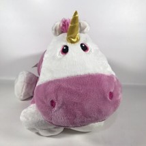 Stuffies Unicorn Prancine Plush Plushie Pink White w lots of Hidden Pockets - $19.99