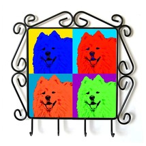 Samoyed- clothes hanger with an image of a dog. Collection. Andy Warhol Style - £15.89 GBP