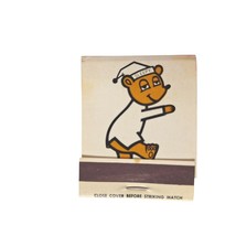 Vintage 1970s Matchbook Travelodge Sleepy Bear Motel Unstruck Advertising - $9.70