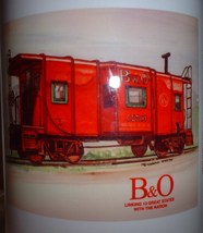 B&amp;O Baltimore &amp; Ohio RR Railroad Richard Smyth caboose ceramic coffee mug - $15.00