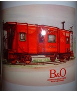 B&amp;O Baltimore &amp; Ohio RR Railroad Richard Smyth caboose ceramic coffee mug - $20.57 CAD