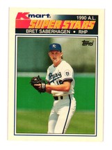 1990 Topps Kmart Super Stars #26 Bret Saberhagen Kansas City Royals - £1.09 GBP