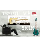 Wall Art Guitar Display Décor Panes- Love Urself 2208 - $74.24+