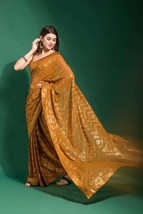 Celebrity Special Bollywood Saree, Sequins Design Style Bollywood Cocktail Party - £54.21 GBP