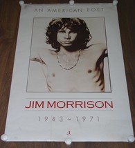 Jim Morrison Obituary Poster Vintage 1991 Winterland Rock Express #8118 ... - $666.08 MXN