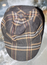 Janie &amp; Jack Gray Brown Plaid Baseball Cap Hat Size 12/24 Months Toddler... - $18.00