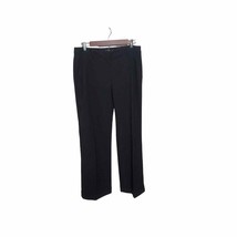 Eileen Fisher System Wool Blend Pants (6) SM Gray Flat Front Cuffed Hem Trousers - £27.35 GBP