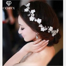 CC Hairband Hair Ornaments Flower Crowns Tiaras Bride Wedding Hair Accessories F - £9.81 GBP