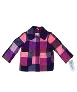 Cat &amp; Jack Brand ~ Girls&#39; Purple Plaid Jacket/Peacoat ~ Size 18 Months - $22.44