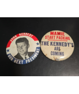 Vtg Original John F Kennedy President Mamie Start Packing Political Butt... - $18.62