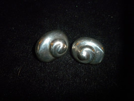 pair of 925 Mexican Sterling Silver earrings marked TM 107 with posts VG - £71.94 GBP