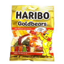 HARIBO GOLD BEARS 150G GUMMY CANDIES / BEST BEFORE 2024/08/17 - $2.02
