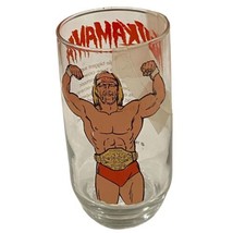 Hulk Hogan 1985 WWF &quot;Hulkamania&quot; Drinking Glass Wrestling 12 oz. Titan Sports - £6.82 GBP