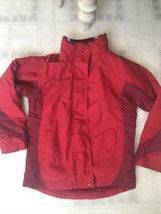 COLUMBIA SPORTSWEAR Interchange Core Parka Jacket Shell Women’s Small red - £51.22 GBP