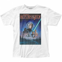 Star Wars Original Trilogy Return of the Jedi Ep. VI Poster T-Shirt White - £15.14 GBP