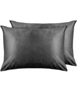 2Pk Velvet Pillowcases King Size, Ultra Soft Breathable Luxury Pillowcas... - $24.74