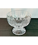 Oneida Cut Crystal Compote Pedestal Serving Bowl 7 ½&quot; x 6&quot; Vintage Water... - £23.70 GBP