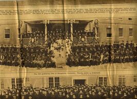 1925 Georgetown University Graduating Class Gravure Photo &amp; Commencement... - $74.17