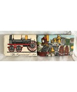 Vintage 2 Small Bars of Train Covered Soap 2.5 x 1.5&quot; Colorful Wrappers - $147.44 MXN
