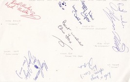 Snow White &amp; The Seven Dwarfs Pantomime Leeds 6x Autograph Hand Signed Ephemera - £7.89 GBP