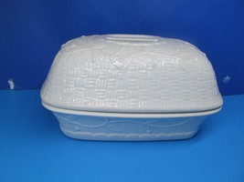 Temp-Tations By Tara 4 Qt Orchard Vine White Covered Ovenware Casserole ... - £19.60 GBP
