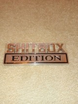 7&#39;&#39; Big Shitbox Edition Emblem Chrome Badge For Car Truck Semi Boat Rv Van - £18.37 GBP