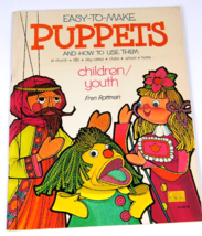 Easy to Make Puppets How to Use Them Children/Youth Fran Rottman 1985 Patterns - £10.97 GBP
