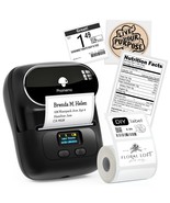 Label Printer - M110 Barcode Printer, Upgraded Bluetooth Portable Therma... - £80.33 GBP
