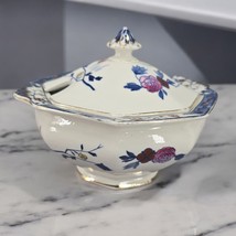 Vintage Royal Staffordshire Pottery Covered Tureen, Ko-Shan Pattern Wilk... - $44.50