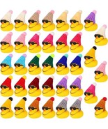 36 Rubber Ducks Lot Cool Beanie Sunglasses Easter Basket Fillers Bulk Un... - €31,81 EUR