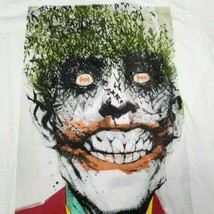 DC Comics The Joker Bat Crazy T-Shirt Men’s White Batman Villain New Small - $21.77