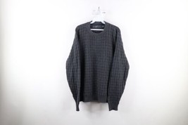 Vintage 90s Streetwear Mens Size XL Cotton Weave Knit Crewneck Dad Sweat... - £45.50 GBP