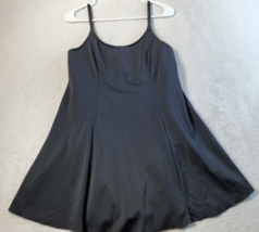 L.L. Bean Swimwear Dress Womens Size 8 Black Nylon Underwired Pentie and... - $17.49