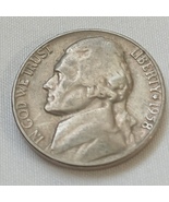 US 1958 JEFFERSON NICKEL - Philadelphia Issue - Nice old BTR CIRC Collec... - $4.78 CAD