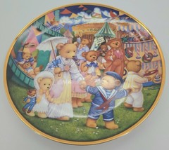 Franklin Mint Heirloom Collection Teddy Bear Fair 8&quot; Plate #09674 Carol ... - $20.94
