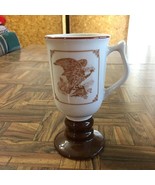 Vintage BUNTINGWARE USA Pedestal Irish Coffee Tea Mug ~ Patriotic Eagle ... - £6.79 GBP