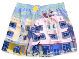 Franks Multi Color South Beach Brief Lined Swim Shorts Men&#39;s XL NWT - £71.93 GBP