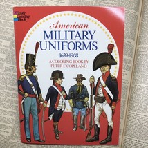 Adult Coloring Book American Military Uniforms 1976 - £10.17 GBP