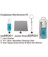 Lens Eyeglass Eye Glass Cleaner Care Kit Cleaner Cleaning Cloth Screwdri... - $7.91