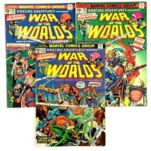 Amazing Adventures 3 Comic Book Lot 1974 Marvel 23 25 28 War of the Worlds - $9.85