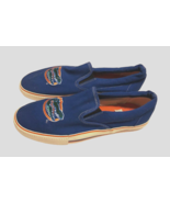 Florida Gators Logo NCAA Shoes Blue Canvas Slip On Unisex Sneakers M 10.... - £14.20 GBP