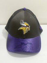 Minnesota Vikings Hat Cap NFL New Era Purple with Yellow Viking Fitted - $14.84