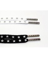 Reflective Stars Print Flat Laces for Air Force Jordan 1 Dunk SB Stars - €7,69 EUR