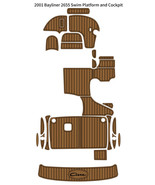 2001 Bayliner 2655 Swim Platform Cockpit Pad Boat EVA Foam Faux Teak Flo... - $1,333.51 CAD